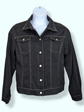 Lecomte Black Denim Jacket